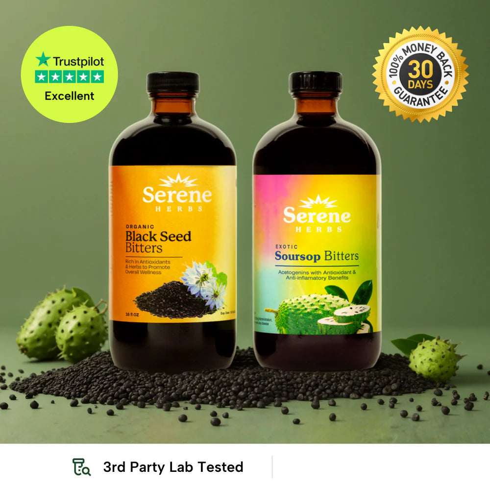 SERENE® Soursop Bitters & Black Seed Bitters